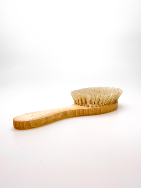 Haarbürste oval mit Stiel, 22 cm / Kalkutta